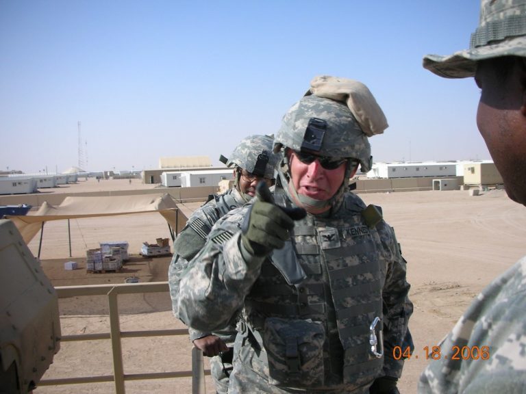 Jim Kennedy during active duty for the US military